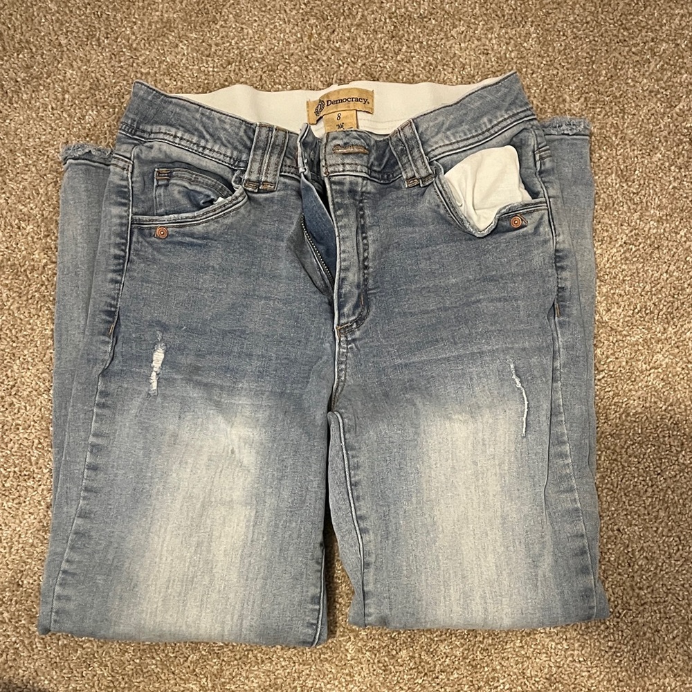 Democracy Light Blue Boyfriend Jeans